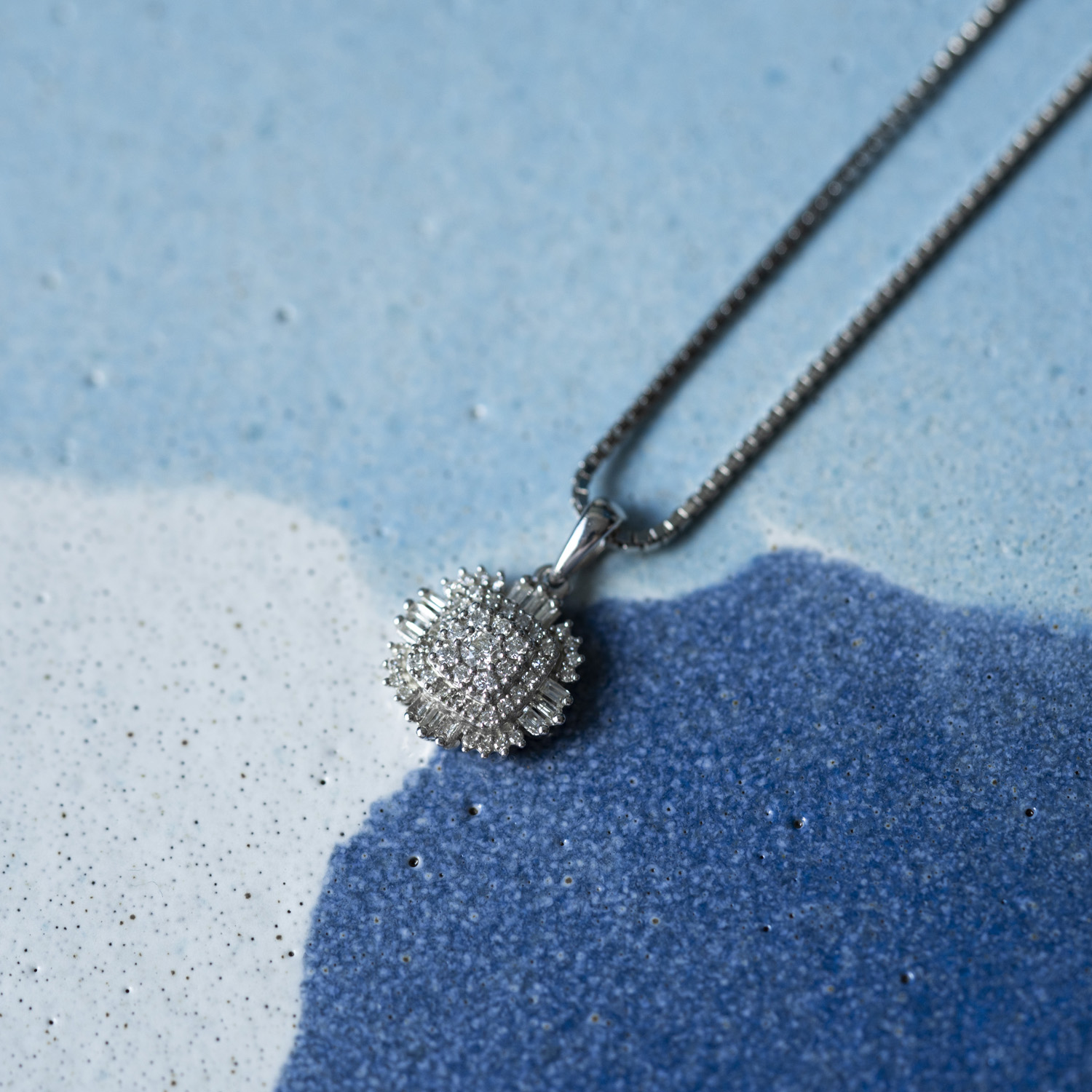 Bilde nummer 4 av Pan Jewelry, Anheng i 585 hvitt gull med diamanter 0,25 ct