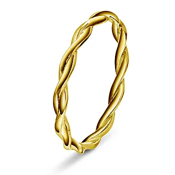 Pan Jewelry, Friendship ring i forgylt 925 sølv