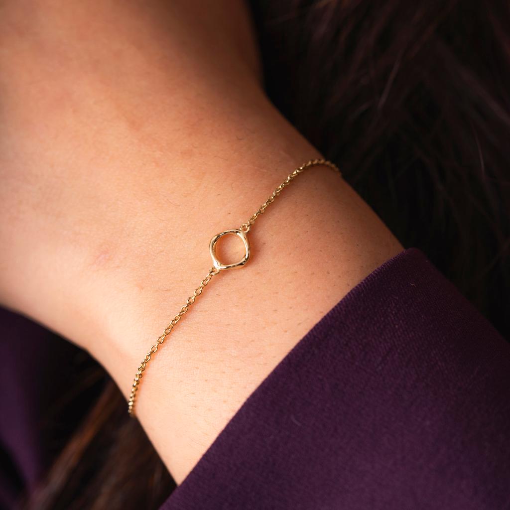 Bilde nummer 2 av Pan Jewelry, Smykkesett i forgylt 925 sølv med bølge