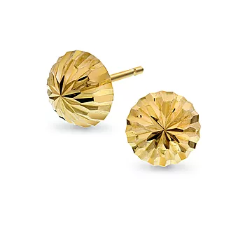 Pan Jewelry, Øredobber i 585 gult gull halvkule