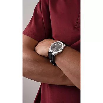 Bilde nummer 3 av Guess, Work Life herreklokke i stål med sort silikonrem