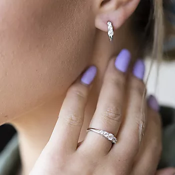 Bilde nummer 4 av Pan Jewelry, Ring i 925 sølv med zirkonia