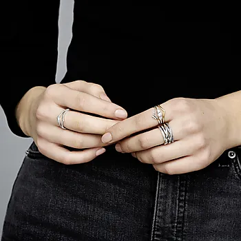 Bilde nummer 3 av Pandora Timeless, Ring i 925 sølv med zirkonia