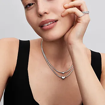 Bilde nummer 3 av Charms i 925 sølv med hjerte