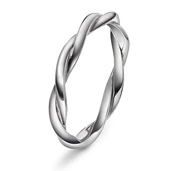 Pan Jewelry Drops, Ring i 585 hvitt gull