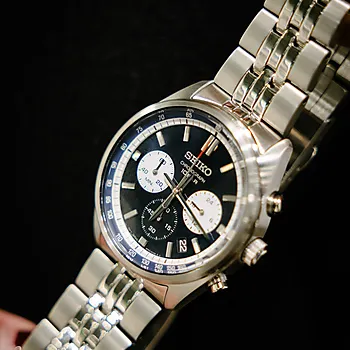 Bilde nummer 2 av Conseptual herreklokke i stål med kronograf