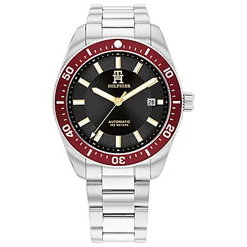 Tommy Hilfiger, Automatic herreklokke med stållenke