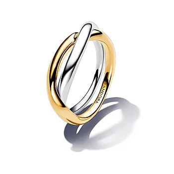 Pandora Essence, Ring i 925 flerfarget sølv med flettet bånd
