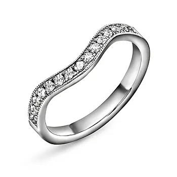 Fairytale LAB diamantring i 585 hvitt gull 0,30 ct