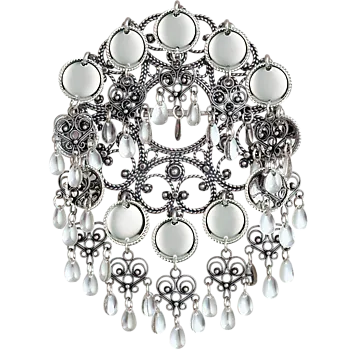 Bilde nummer 2 av Sølje i 830 oksidert sølv