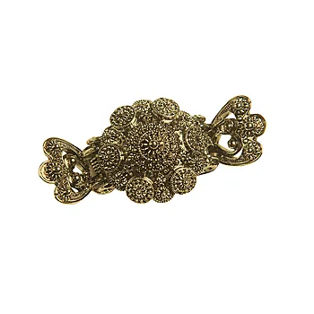 Nora hårklype i 830 antikkforgylt sølv