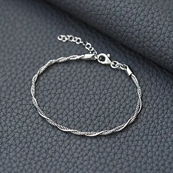Bilde nummer 2 av Pan Jewelry, Armbånd i rhodinert 925 sølv, 21 cm