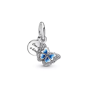 Pandora Moments, Charm i 925 sølv med hengende sommerfugl