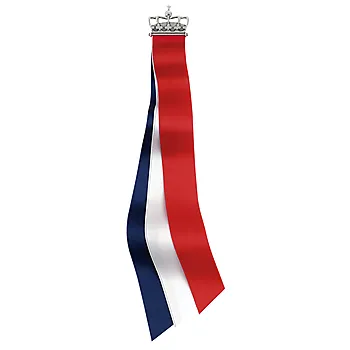 Sylvsmidja, 17.Mai sløyfe i 830 oksidert sølv med kongekrone