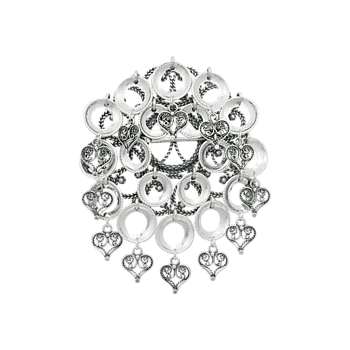 Bilde nummer 2 av Sølje i 830 oksidert sølv