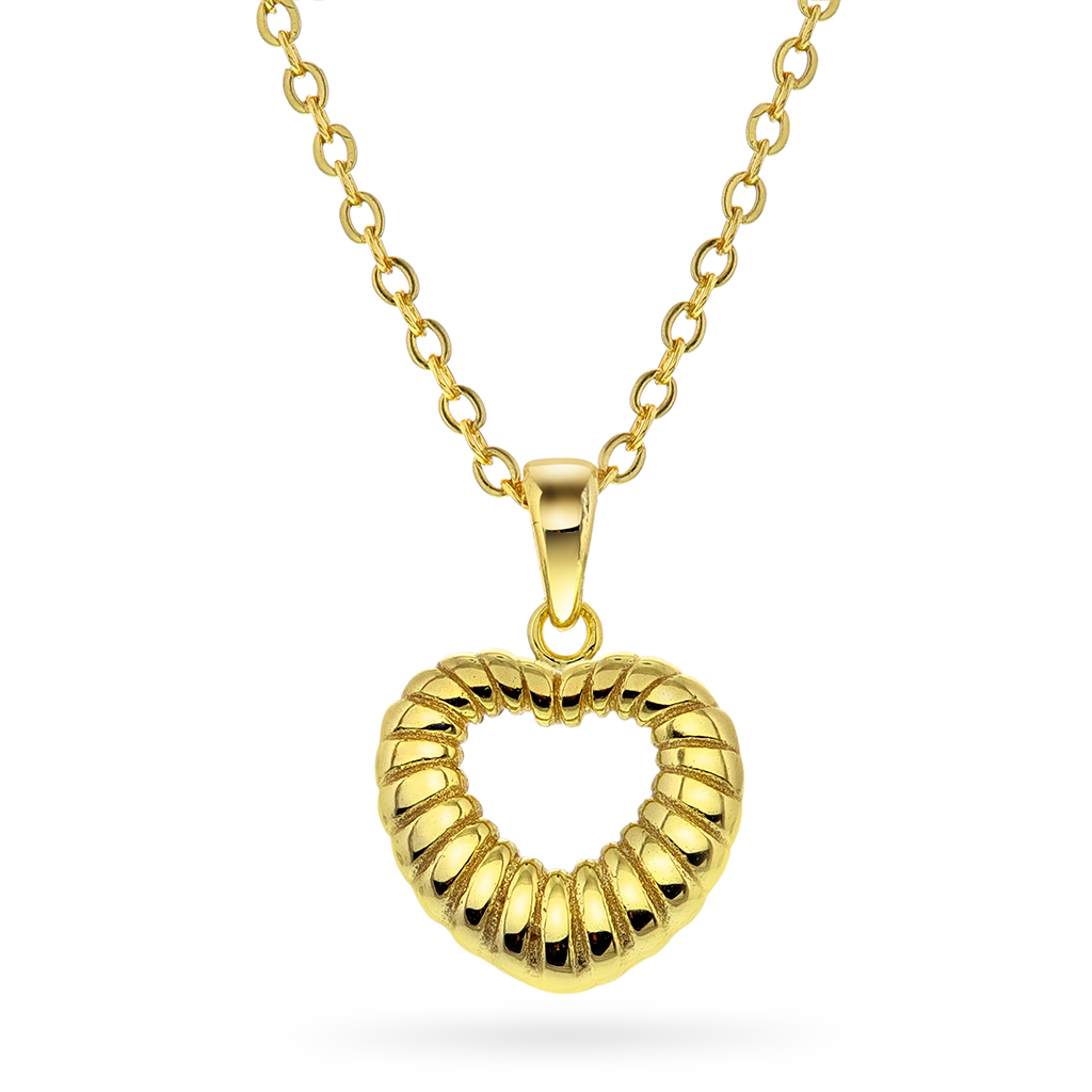 Pan Jewelry, Hjertesmykke i forgylt 925 sølv