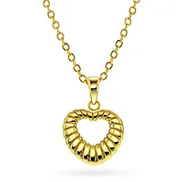 Pan Jewelry, Hjertesmykke i forgylt 925 sølv