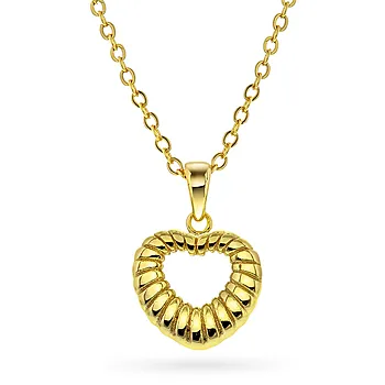 Pan Jewelry, Hjertesmykke i forgylt 925 sølv