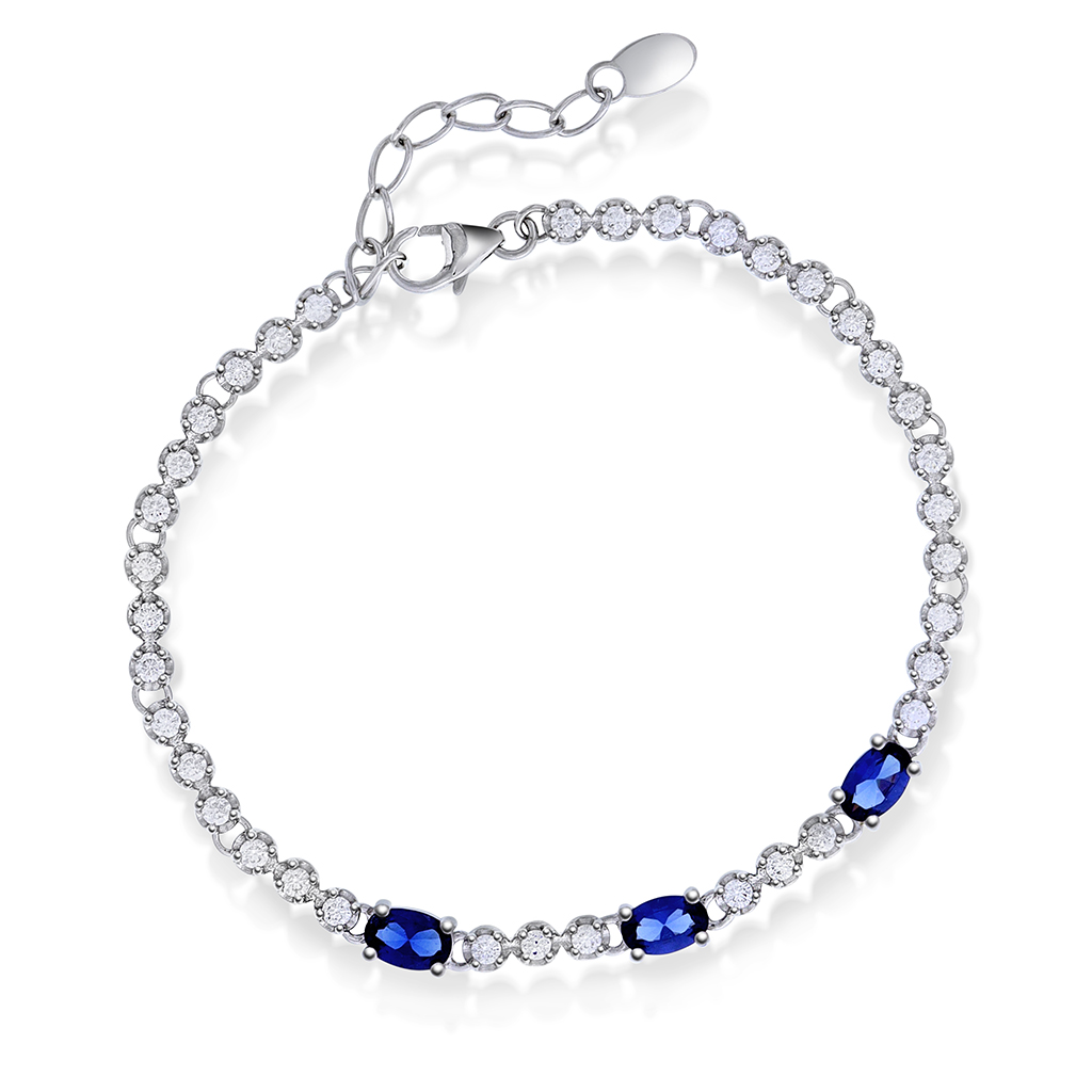 Pan Jewelry, Armbånd i 925 sølv med zirkonia