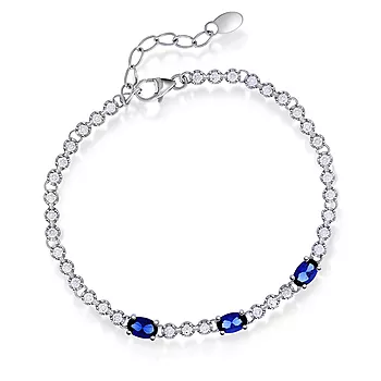 Pan Jewelry, Armbånd i 925 sølv med zirkonia