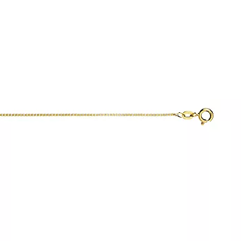 Pan Jewelry, Veneziansk kjede i doublé 1 mm, 34-50 cm