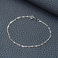 Bilde nummer 3 av Singapore armbånd i 925 sølv, 19 cm