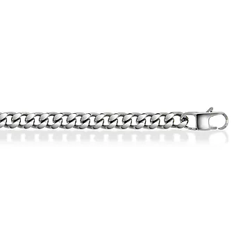 Pan Jewelry, Panserkjede i stål 6 mm, 60 cm