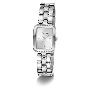 Bilde nummer 2 av Guess, Bejeweled dameklokke med stållenke og zirkonia