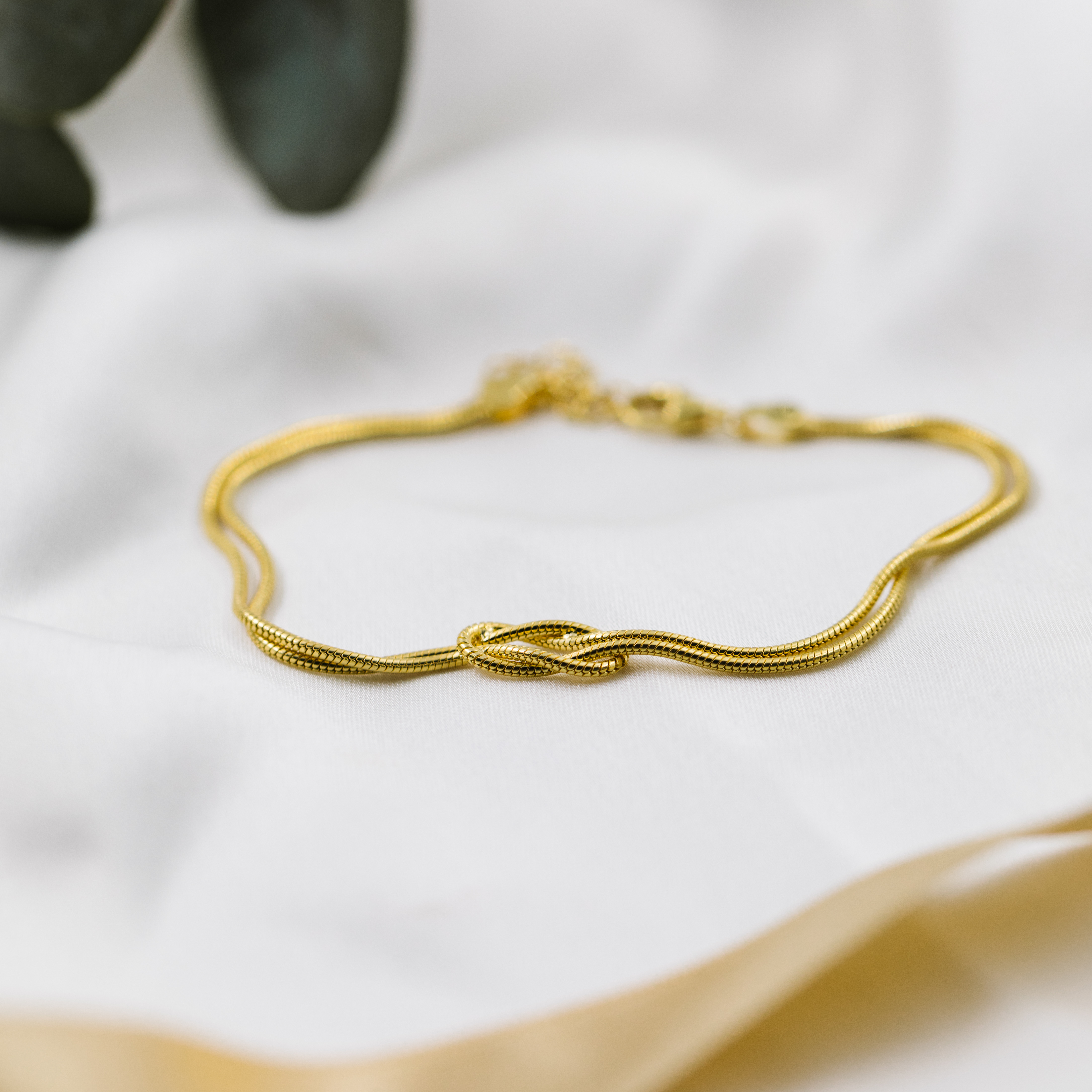 Bilde nummer 2 av Pan Jewelry, Armbånd i forgylt 925 sølv med evighetstegn