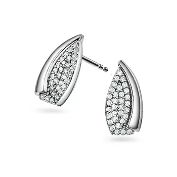 Pan Jewelry, Øredobber i 925 sølv med zirkonia