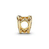 Bilde nummer 3 av Charms i forgylt med hjerte