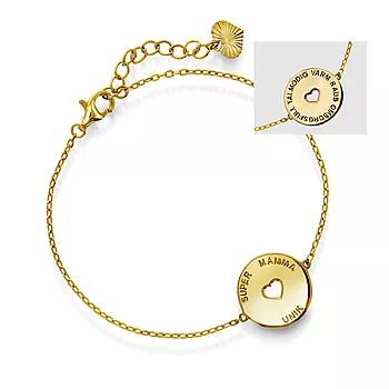Pan Jewelry, Armbånd i 925 sølv med teskt