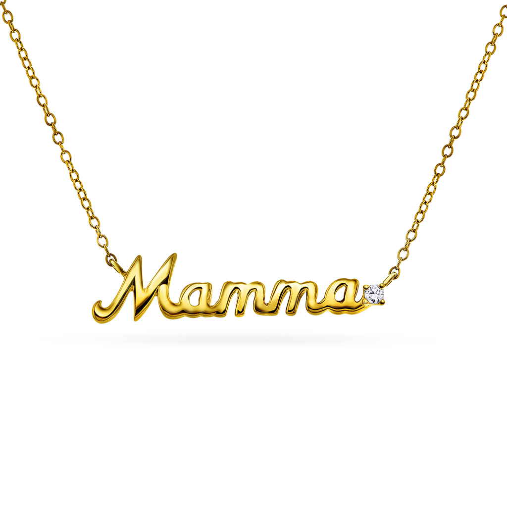 Pan Jewelry, Mamma-smykke i forgylt 925 sølv med zirkonia