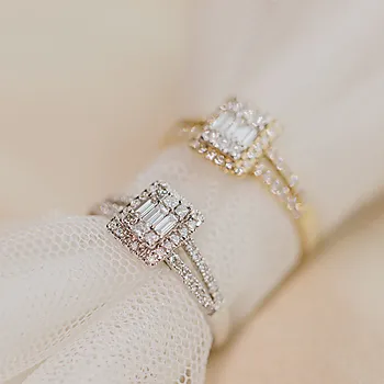 Bilde nummer 4 av Grace diamantring i 585 hvitt gull 0,50 ct