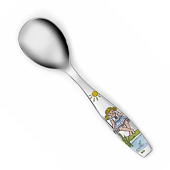 Bilde nummer 4 av Hjertevenn pike bestikk til barn i stål