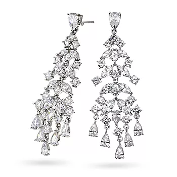 Pan Jewelry, Øredobber i 925 sølv med zirkonia