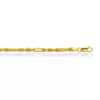 Pan Jewelry, Kjede i forgylt sølv, 50 cm