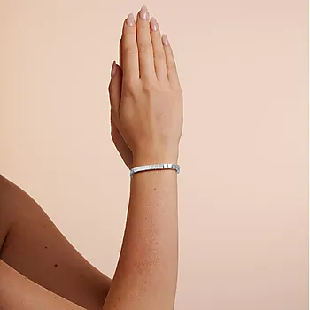 Bilde nummer 2 av Brick armbånd i messing med strikk