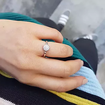 Bilde nummer 4 av Pan Jewelry, Ring i 925 sølv med zirkonia