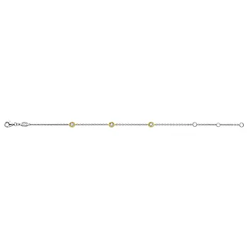Bilde nummer 3 av Ti Sento, Armbånd i 925 sølv og forgylte detaljer