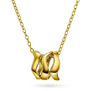 Vibe smykke i 925 forgylt sølv