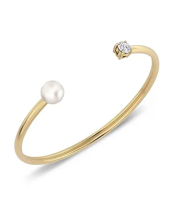 Luna armring i forgylt stål
