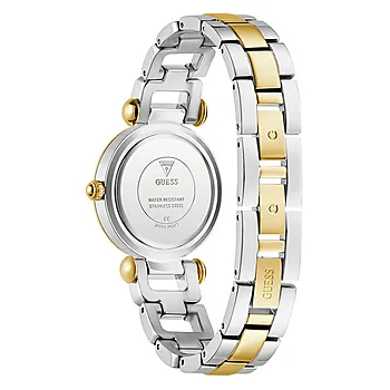 Bilde nummer 4 av Guess, Bejeweled dameklokke med flerfarget stållenke og zirkonia