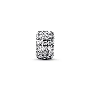 Bilde nummer 2 av Pandora Moments, Charms i 925  sølv med trippel pavé