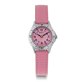 Barneklokke med rosa rem