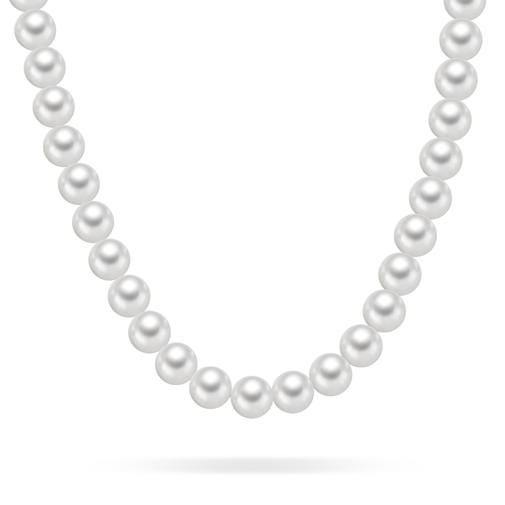 Pan Jewelry, Perlekjede hvitt 8 mm