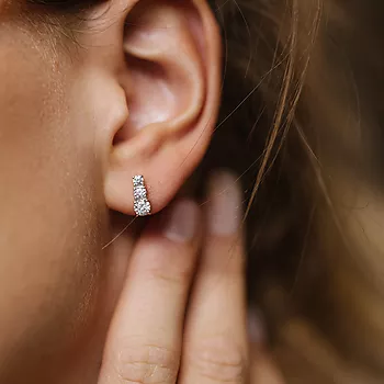 Bilde nummer 3 av Pan Jewelry, Øredobber i 925 sølv med zirkonia