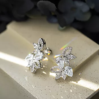 Bilde nummer 4 av Pan Jewelry, Øredobber i 925 sølv med zirkonia