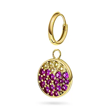 Bilde nummer 2 av Shine øreringer i 925 forgylt sølv