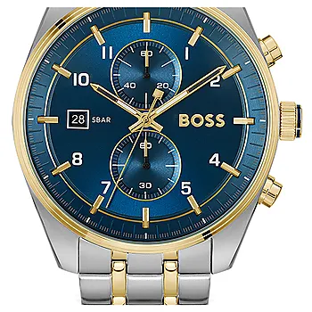 Bilde nummer 4 av Hugo Boss, Herreklokke med flerfarget stållenke